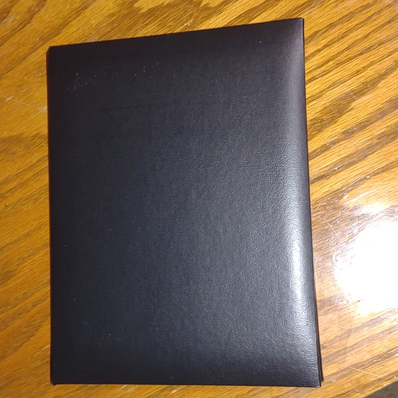 High School Diploma case book booklet cover black silver engraving 6.5"x8.5" NEW - Picture 5 of 5